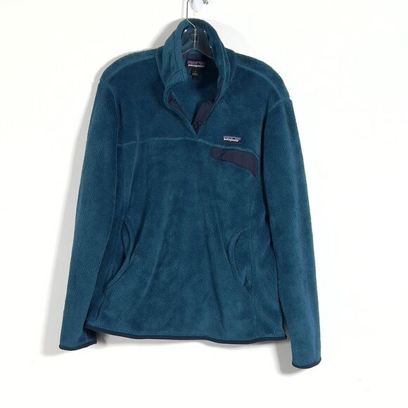 Patagonia Re Tool Half Snap Fleece Jacket Womens Size Large Blue
Pullover - Picture 1 of 13